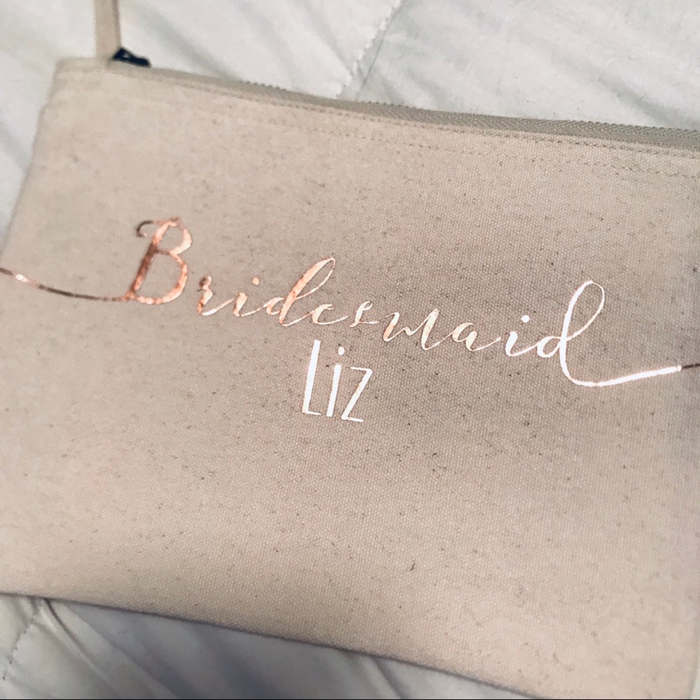 NWOT canvas pouch